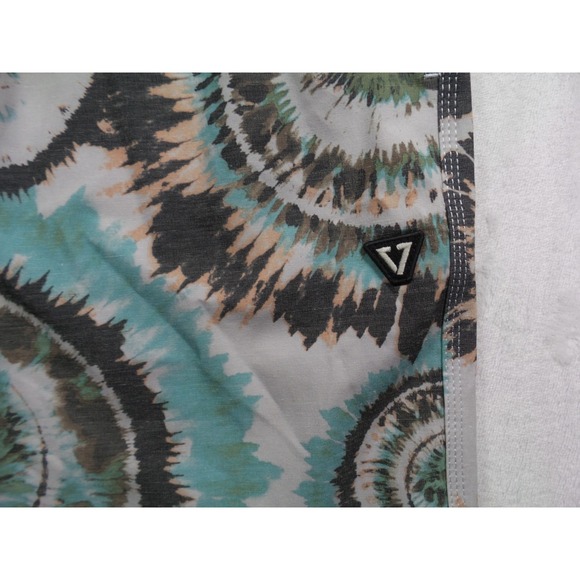 Vissla Shorts Mens Size 32 Green Shred Head Boardshorts Drawstring Pockets NWT - Picture 6 of 15